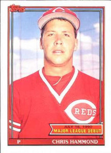 1991 Topps 1990 Debut #62 Chris Hammond NM-MT Cincinnati Reds 