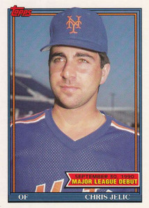 1991 Topps 1990 Debut #76 Chris Jelic NM-MT New York Mets 