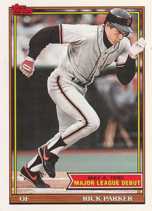 1991 Topps 1990 Debut #121 Rick Parker NM-MT San Francisco Giants 