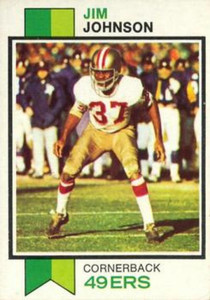 1973 Topps #20 Jim Johnson VG San Francisco 49ers 