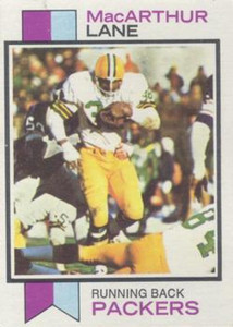 1973 Topps #29 MacArthur Lane VG Green Bay Packers 