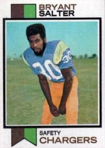 1973 Topps #67 Bryant Salter VG San Diego Chargers 