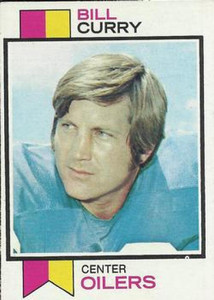 1973 Topps #43 Bill Curry VG RC Rookie Houston Oilers 