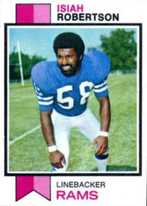 1973 Topps #65 Isiah Robertson VG Los Angeles Rams 