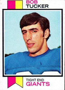 1973 Topps #80 Bob Tucker VG New York Giants 