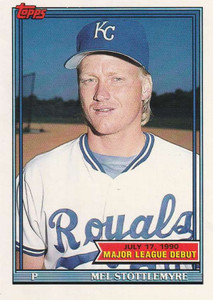 1991 Topps 1990 Debut #150 Mel Stottlemyre Jr. NM-MT Kansas City Royals 