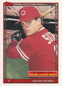 1991 Topps 1990 Debut #151 Glenn Sutko NM-MT Cincinnati Reds 