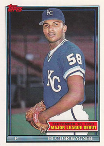 1991 Topps 1990 Debut #161 Hector Wagner NM-MT Kansas City Royals 