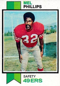 1973 Topps #122 Mel Phillips VG San Francisco 49ers 