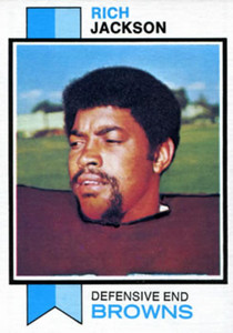 1973 Topps #129 Rich Jackson VG Cleveland Browns 