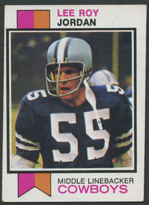 1973 Topps #159 Lee Roy Jordan VG Dallas Cowboys 