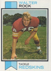 1973 Topps #169 Walter Rock VG Washington Redskins 