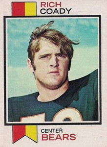 1973 Topps #172 Rich Coady VG Chicago Bears 