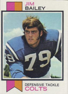1973 Topps #177 Jim Bailey VG Baltimore Colts 