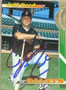 Jeff Reed Autographed 1993 Stadium Club San Francisco Giants #13  