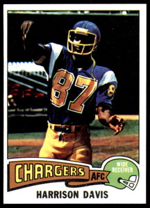 1975 Topps #423 Harrison Davis VG  San Diego Chargers 