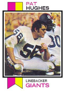 1973 Topps #201 Pat Hughes VG New York Giants 