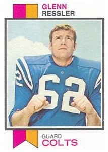 1973 Topps #204 Glenn Ressler VG Baltimore Colts 