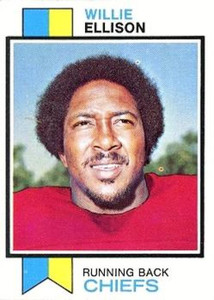 1973 Topps #205 Willie Ellison VG Kansas City Chiefs 