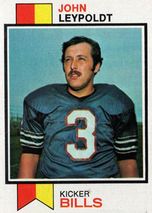 1973 Topps #206 John Leypoldt VG Buffalo Bills 