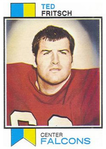 1973 Topps #223 Ted Fritsch Jr. VG Atlanta Falcons 