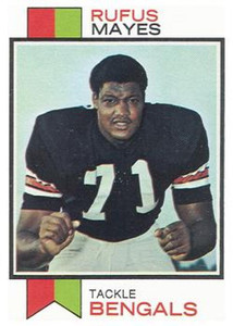 1973 Topps #268 Rufus Mayes VG RC Rookie Cincinnati Bengals 