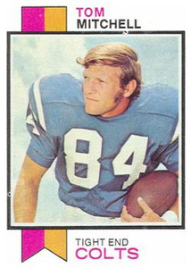 1973 Topps #292 Tom Mitchell VG Baltimore Colts 