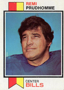 1973 Topps #313 Remi Prudhomme VG Buffalo Bills 