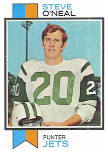 1973 Topps #349 Steve O'Neal VG New York Jets 