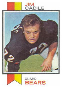 1973 Topps #353 Jim Cadile VG Chicago Bears 