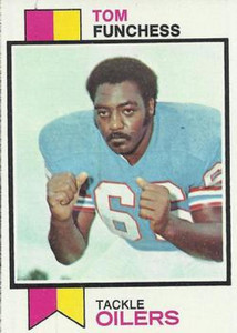 1973 Topps #376 Tom Funchess VG Houston Oilers 