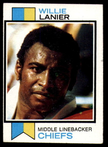 1973 Topps #410 Willie Lanier VG Kansas City Chiefs 