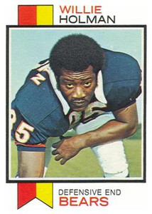 1973 Topps #427 Willie Holman VG Chicago Bears 