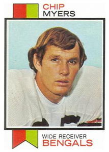 1973 Topps #445 Chip Myers VG Cincinnati Bengals 