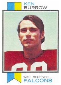 1973 Topps #489 Ken Burrow VG Atlanta Falcons 