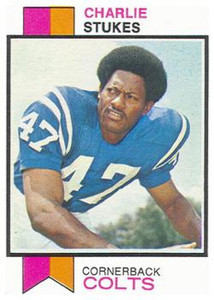 1973 Topps #516 Charlie Stukes VG Baltimore Colts 