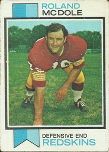 1973 Topps #524 Ron McDole VG Washington Redskins 