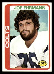 1978 Topps #398 Joe Ehrmann VG  Baltimore Colts 