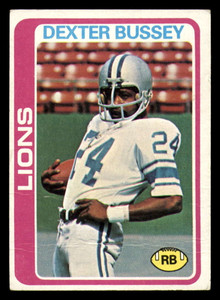 1978 Topps #427 Dexter Bussey VG  Detroit Lions 