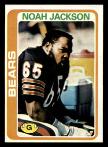 1978 Topps #437 Noah Jackson VG  Chicago Bears 