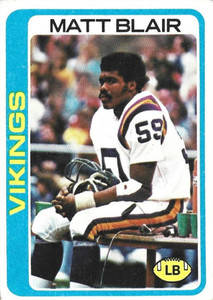 1978 Topps #469 Matt Blair VG  Minnesota Vikings 