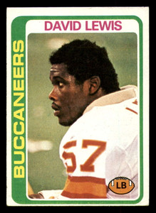 1978 Topps #484 David Lewis VG  RC Rookie Tampa Bay Buccaneers 
