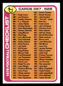 1978 Topps #488 Checklist 397-528 VG  