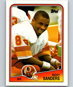 1988 Topps #14 Ricky Sanders NM-MT  RC Rookie Washington Redskins 