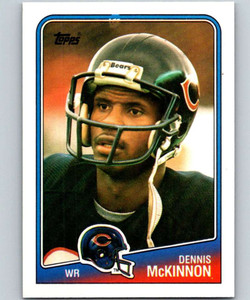 1988 Topps #74 Dennis McKinnon NM-MT  Chicago Bears 