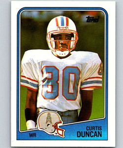 1988 Topps #108 Curtis Duncan NM-MT  RC Rookie Houston Oilers 