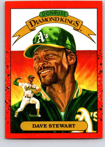 1991 Donruss Bonus Cards #BC4 Dave Stewart NM-MT Oakland Athletics