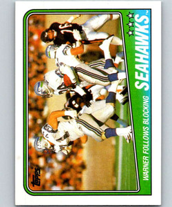 1988 Topps #130 Curt Warner TL NM-MT  Seattle Seahawks 