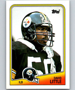 1988 Topps #172 David Little NM-MT  RC Rookie Pittsburgh Steelers 