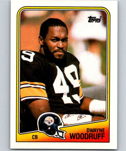 1988 Topps #174 Dwayne Woodruff NM-MT  Pittsburgh Steelers 